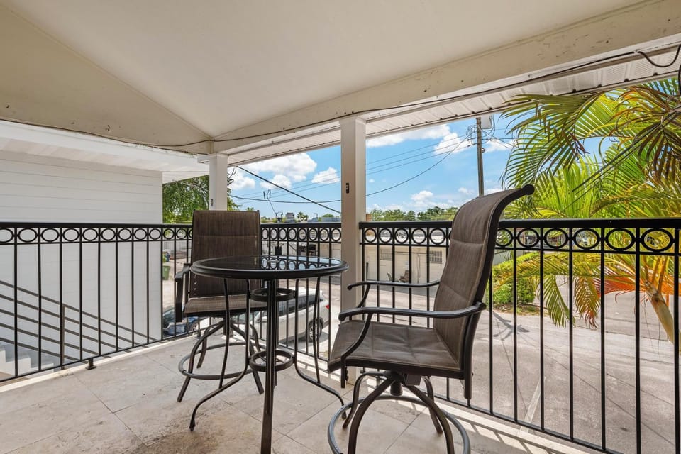 Second floor patio off of the bedroom