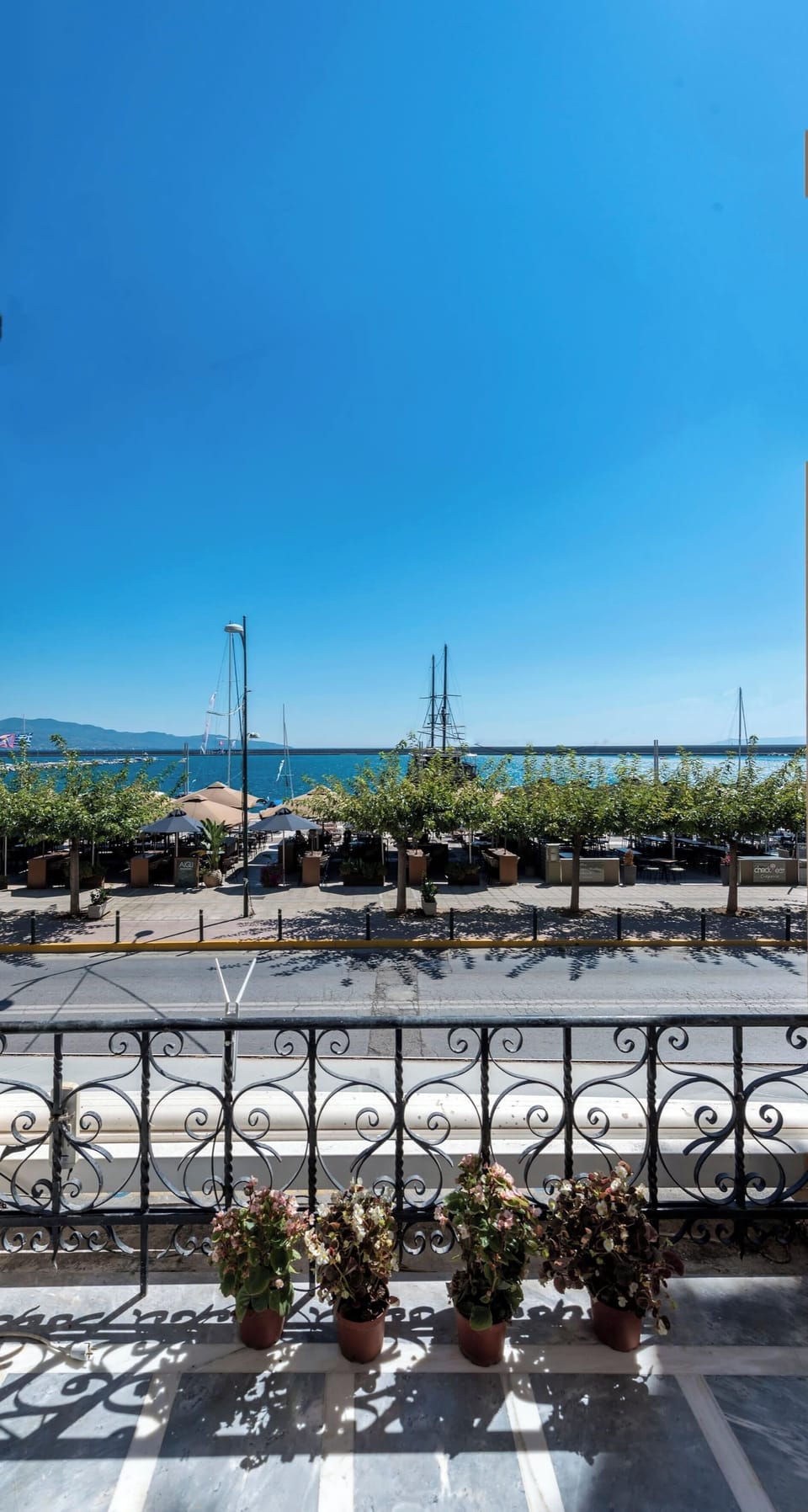 Relax by the unforgettable view of the Messinian Bay