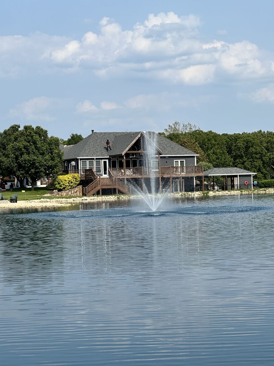 Back of the house with mountain!