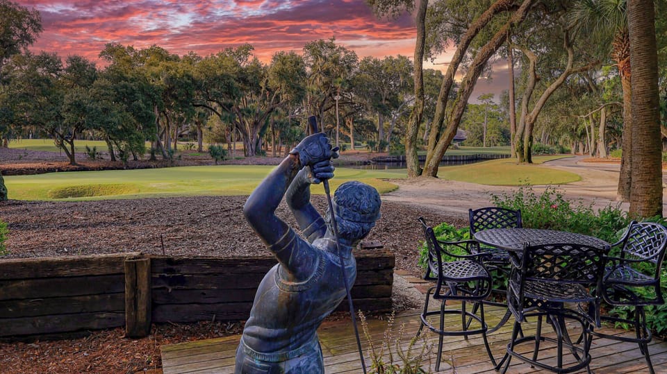 Patio View of 14th Hole on Harbour Town Golf Links