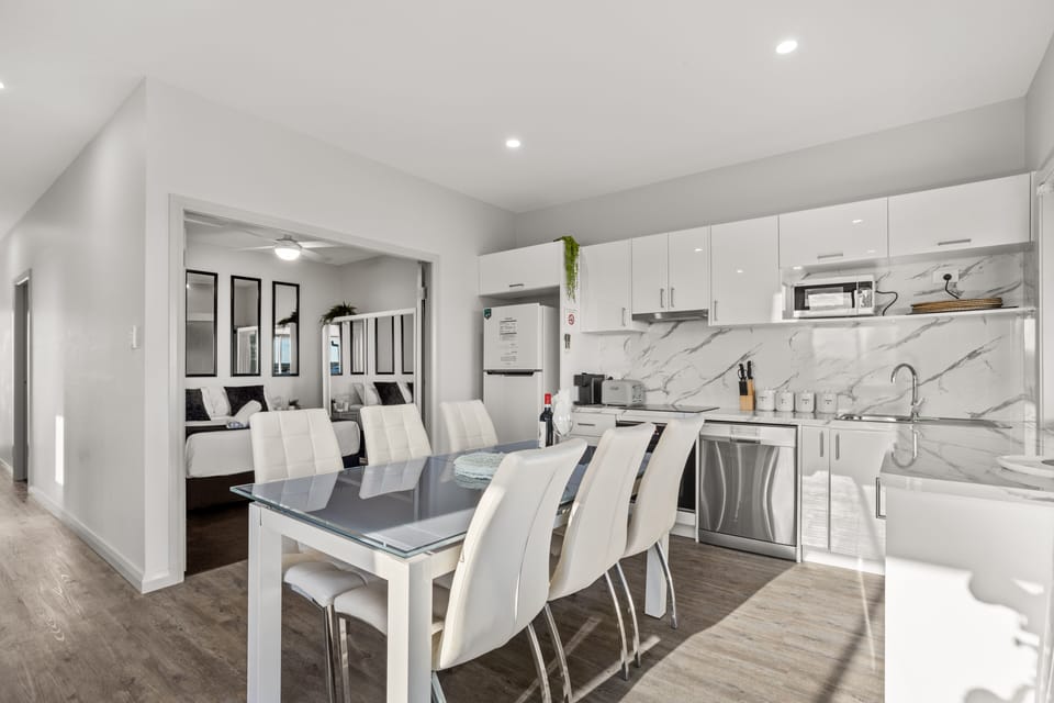 DINING ROOM AND KITCHEN ..