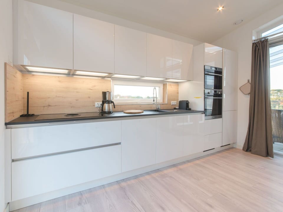 Cabinetry, Countertop, Building, Wood, Interior Design, Window, Flooring, Floor, Kitchen, Wood Stain
