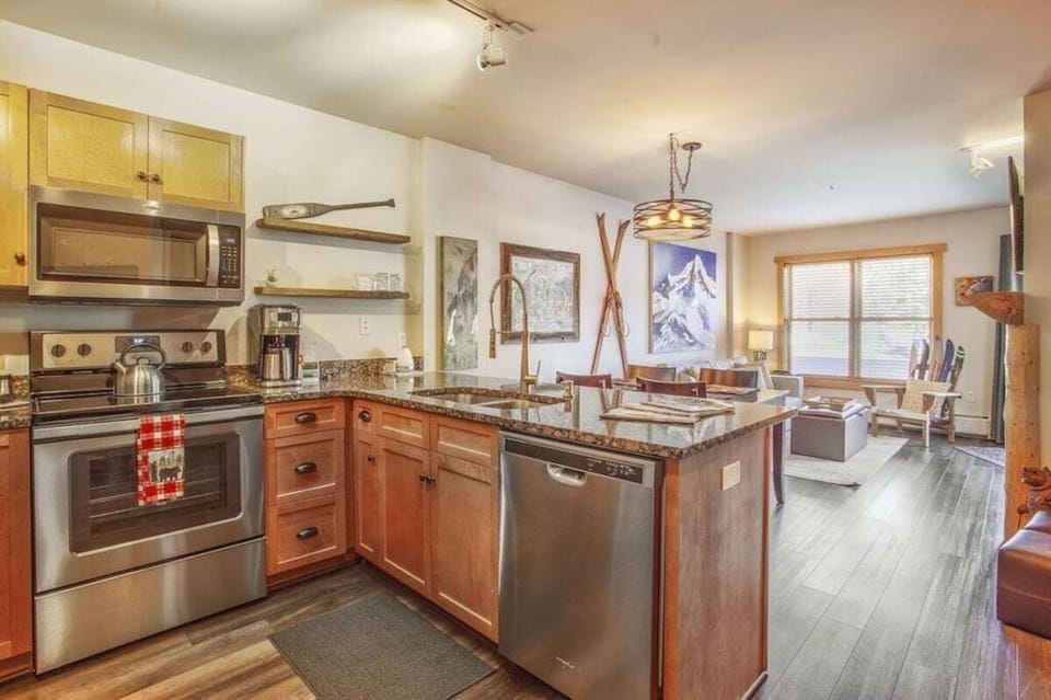 Kitchen with open concept