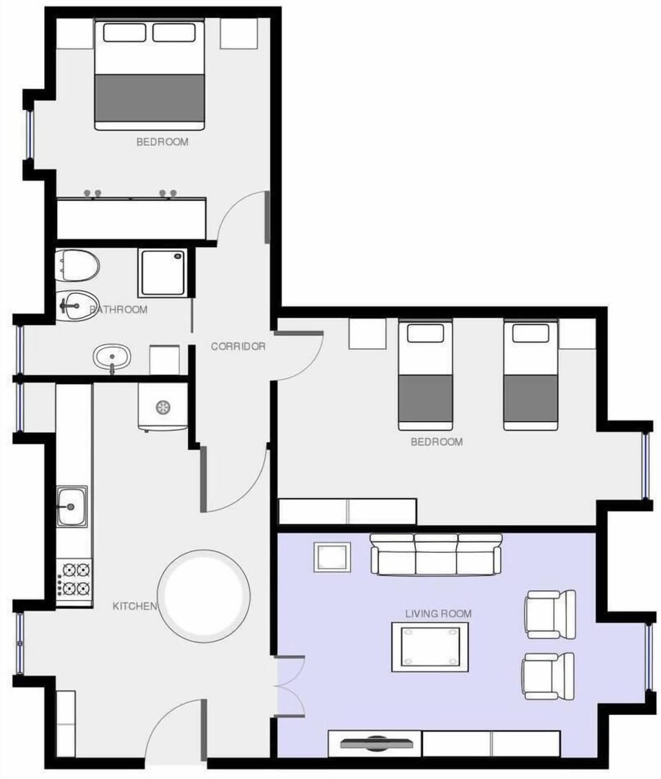 Floor Plan of the Apartment