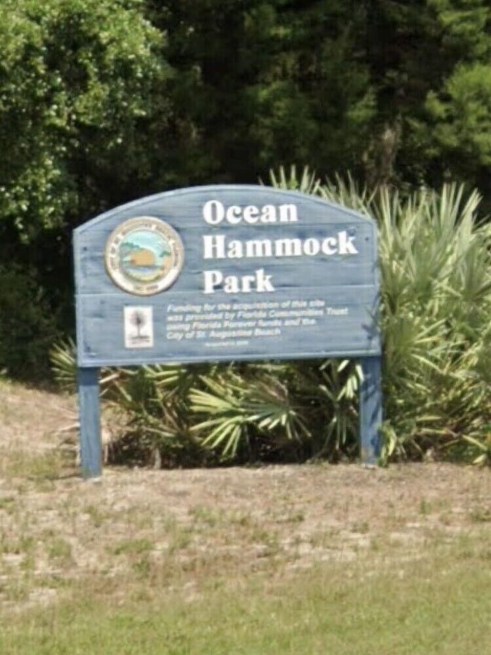 You can park at Ocean Hammock Park across the street while you enjoy the beach.