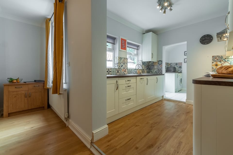 Ground floor: Kitchen from dining room