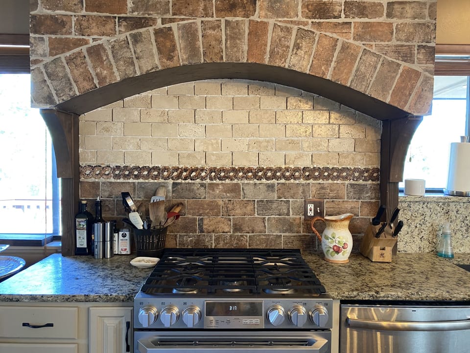 Double Oven & 5 Gas Burners