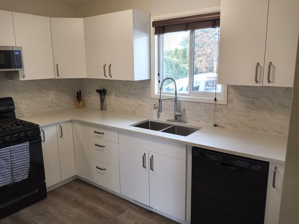 kitchen with dishwasher. 