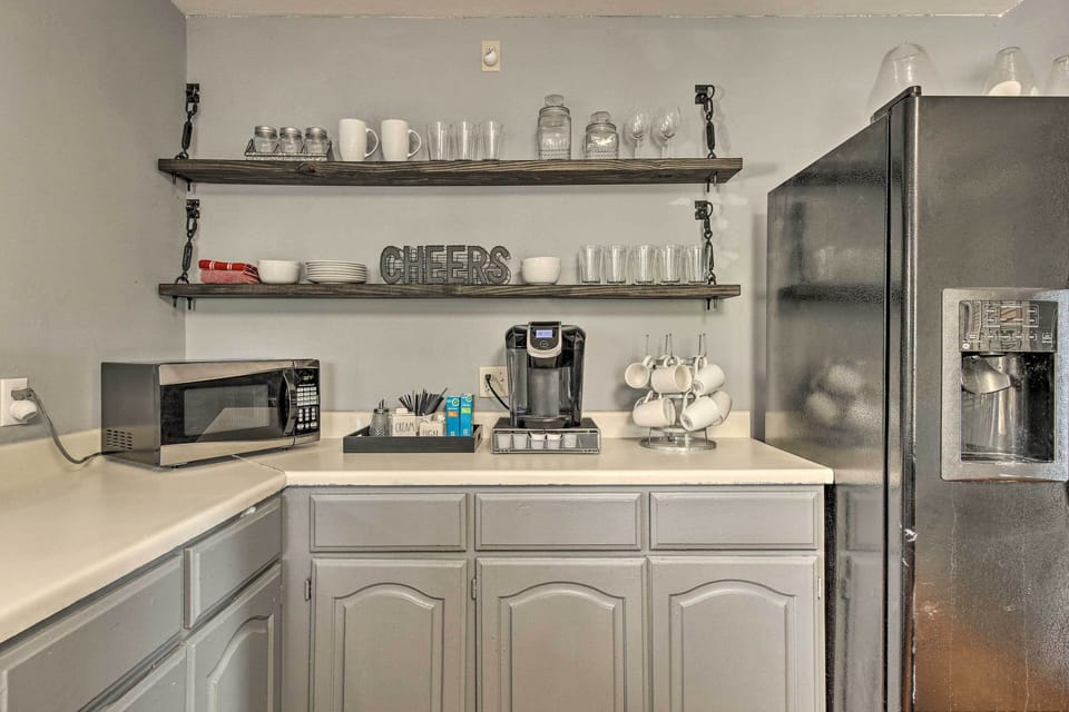 Begin each day with a fresh cup of joe from the coffee bar!