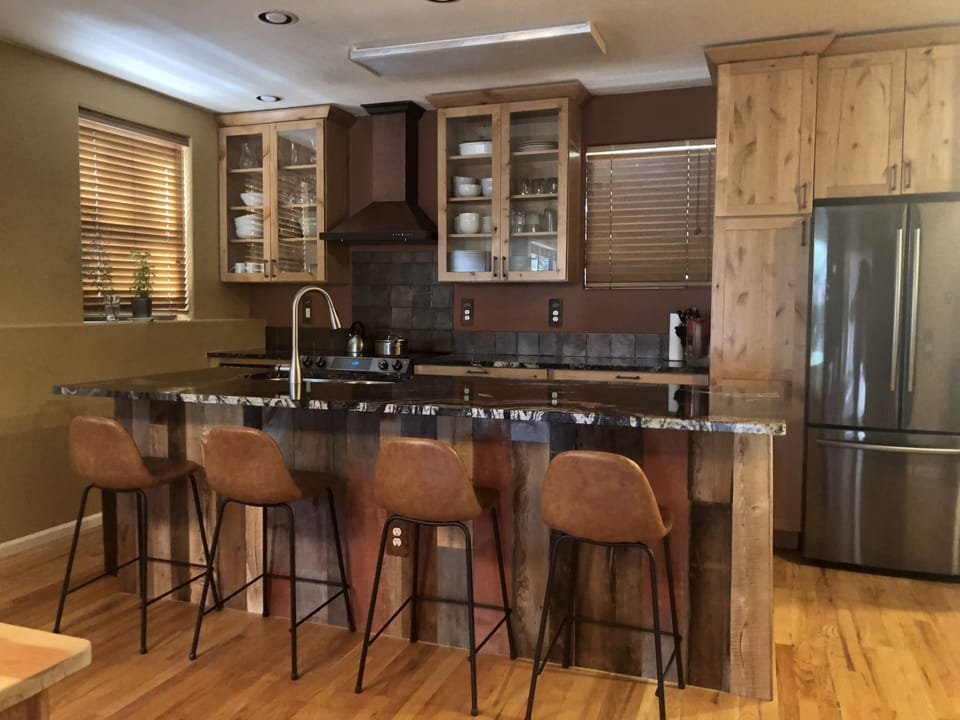 Kitchen and bar