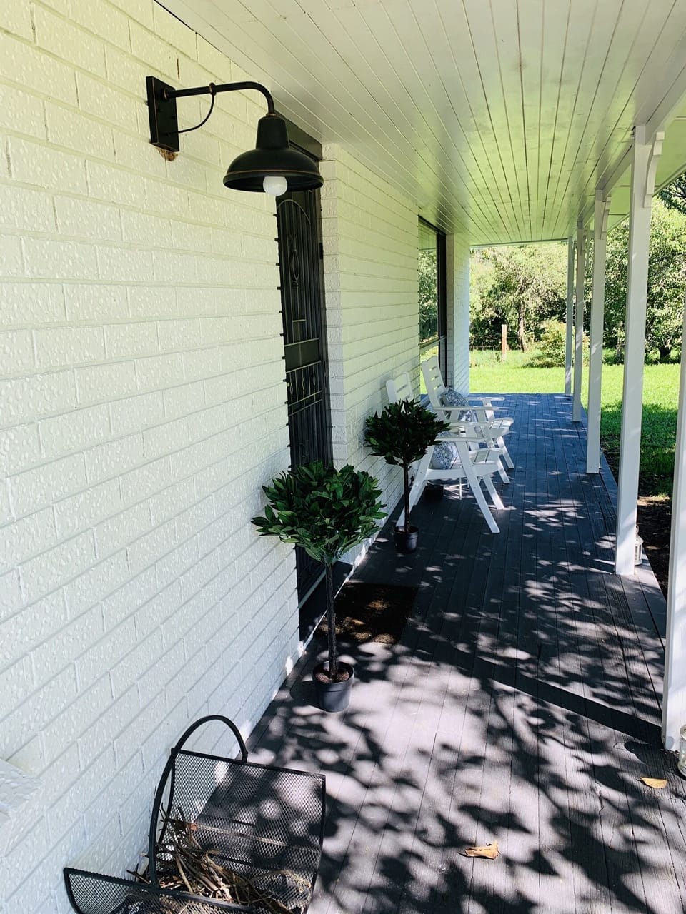 Relax and while away the time on the shady verandah 