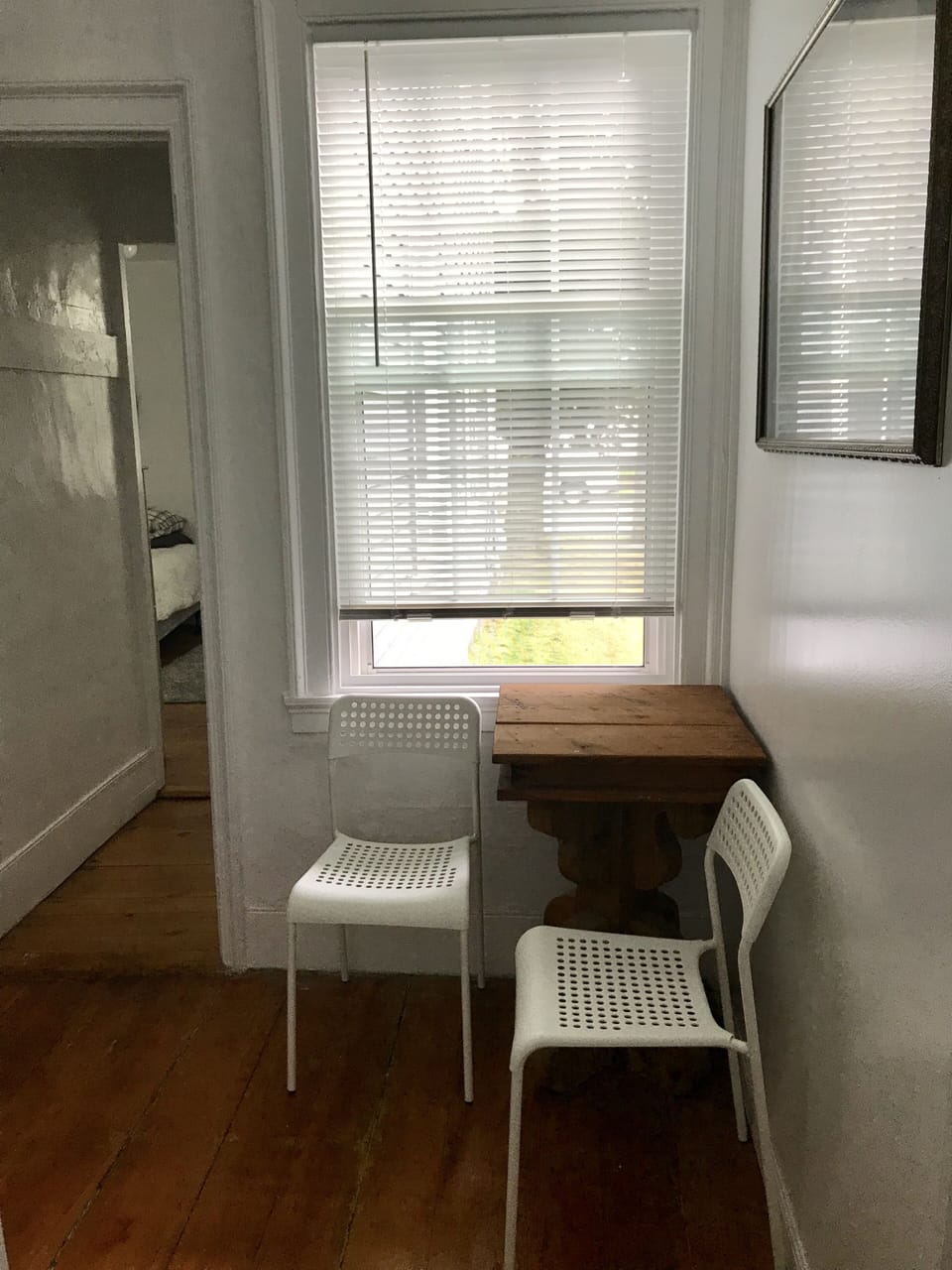 small dining area in kitchen