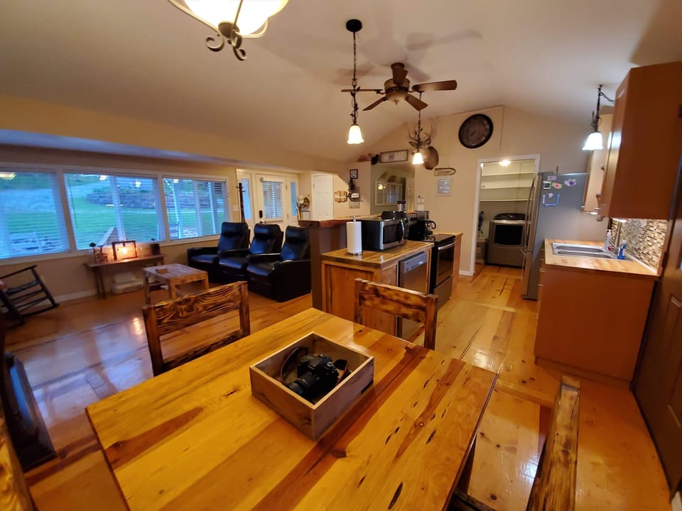 View from the dining table