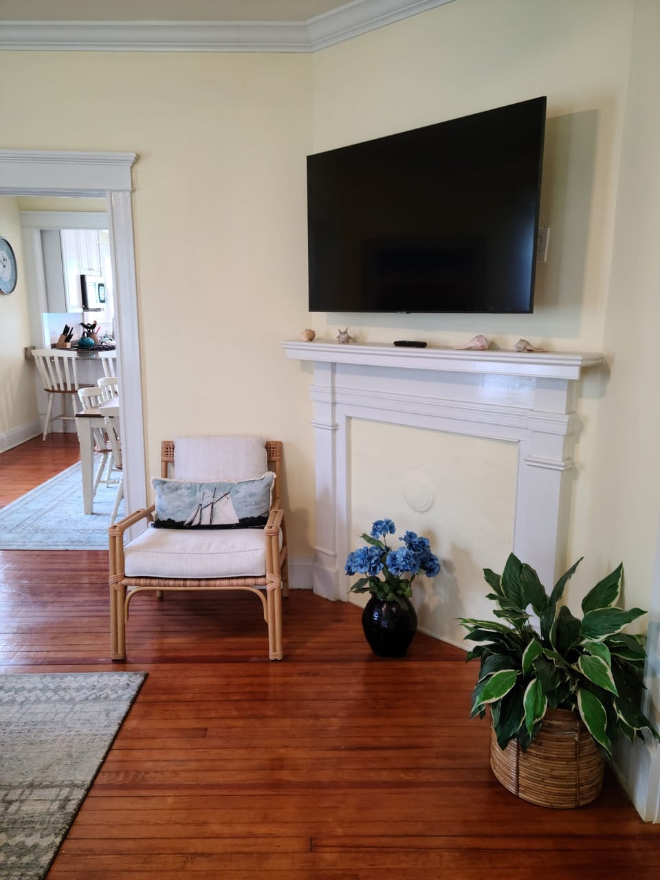 Living Room With Smart TV