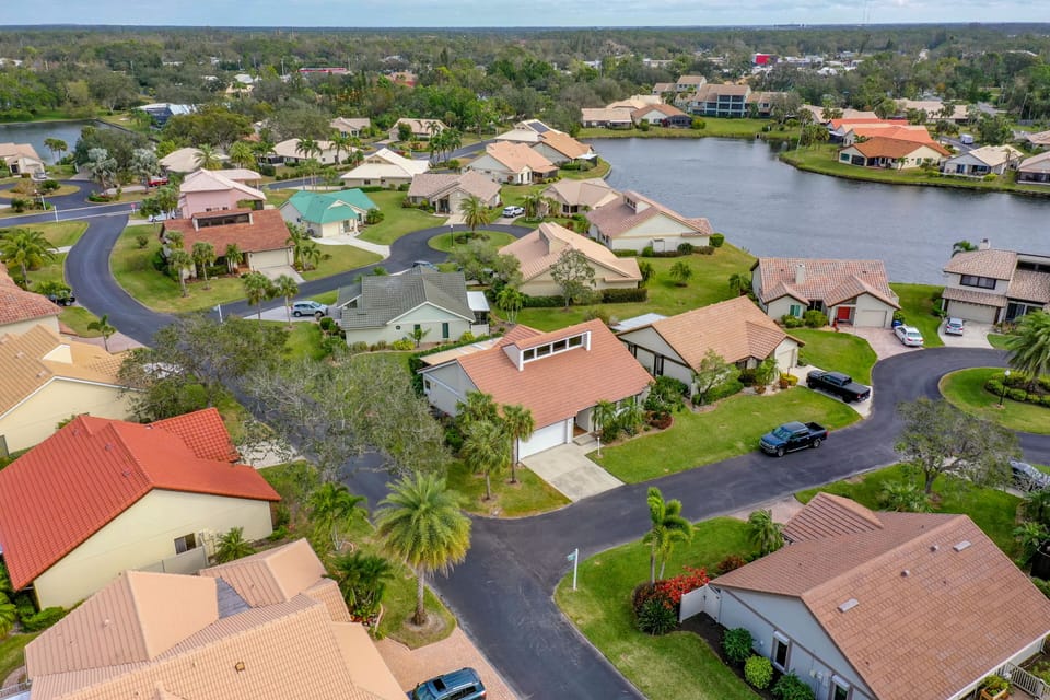 Drone of house (in center)