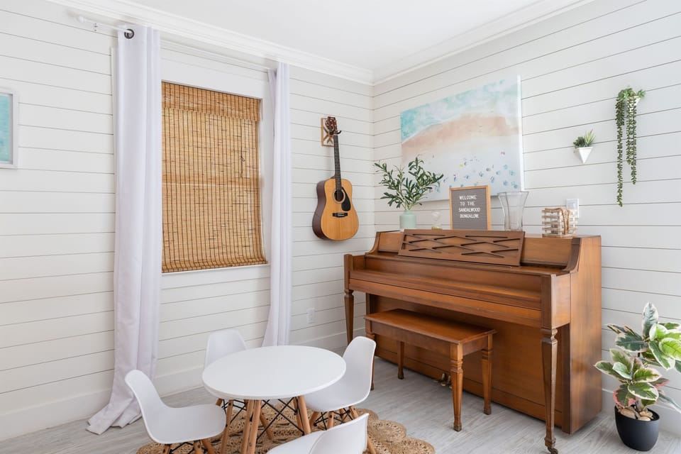 Piano and Guitar Area