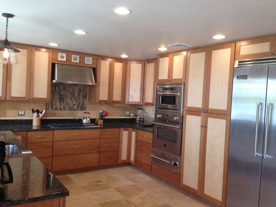 Starboard House kitchen,  Wolf and Viking appliances