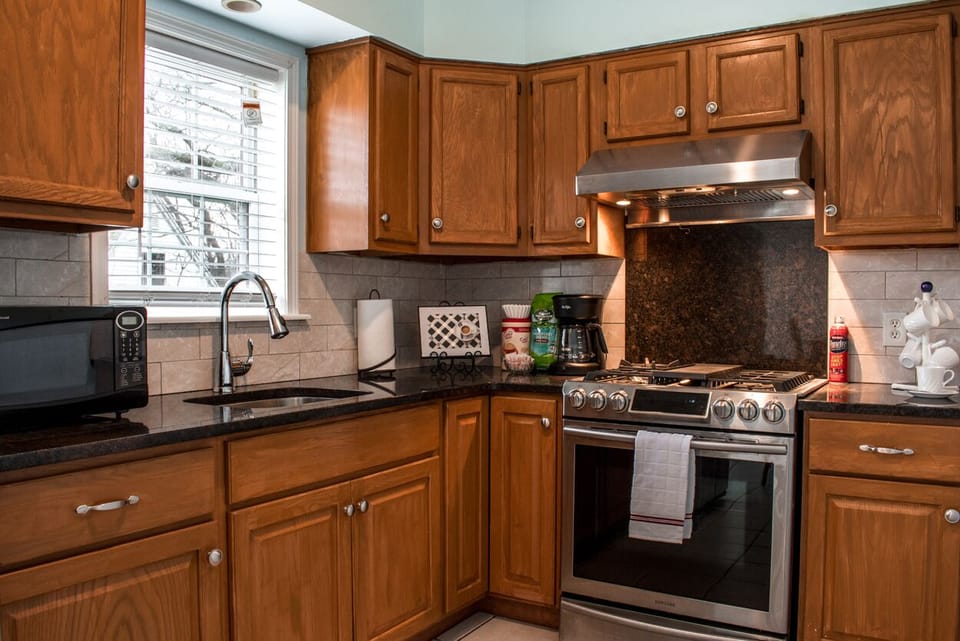 Microwave available for quick meals