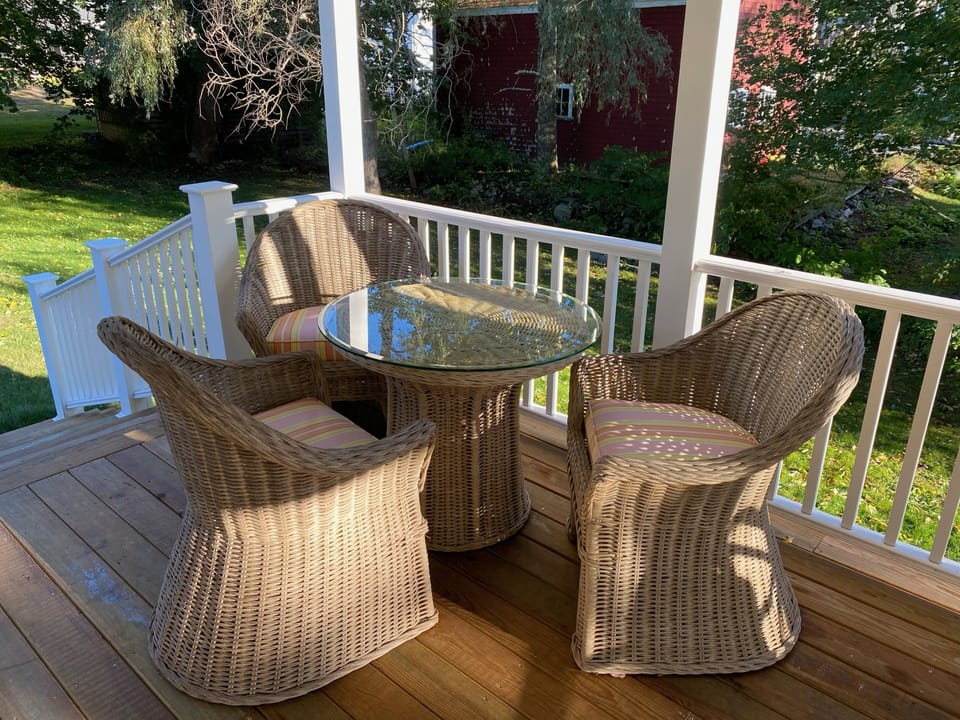 Outside seating 