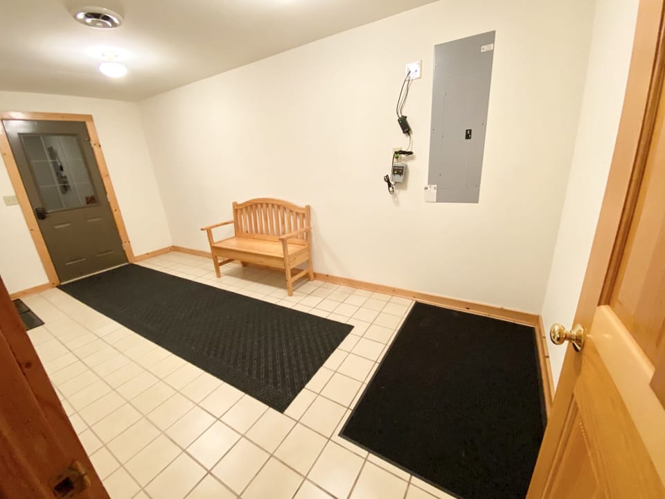 Basement mud room