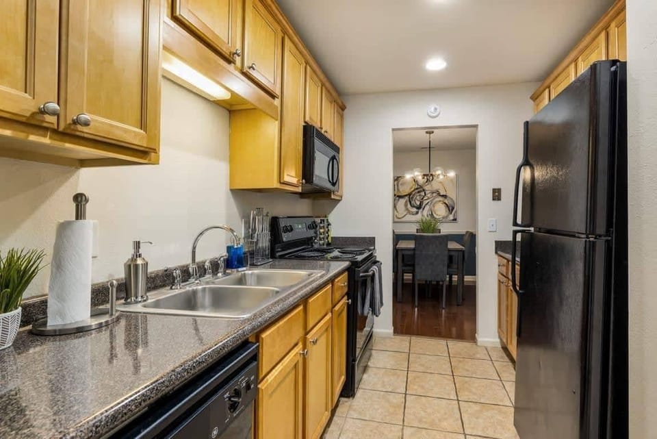"Fully equipped kitchen for culinary delights