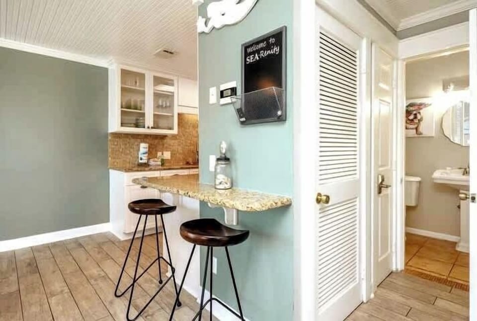 This space can double as a great place to "work from home".