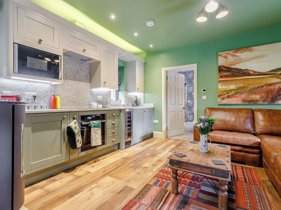 Open plan living space | Gadley Cottage - Moore Care Cottages, Buxton