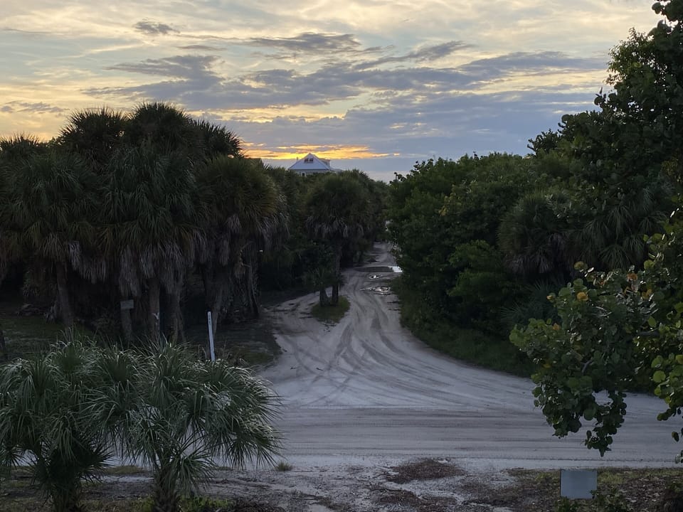 View from front door.  Rum Road