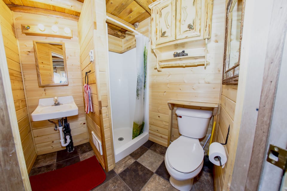 Bunk house bathroom. 