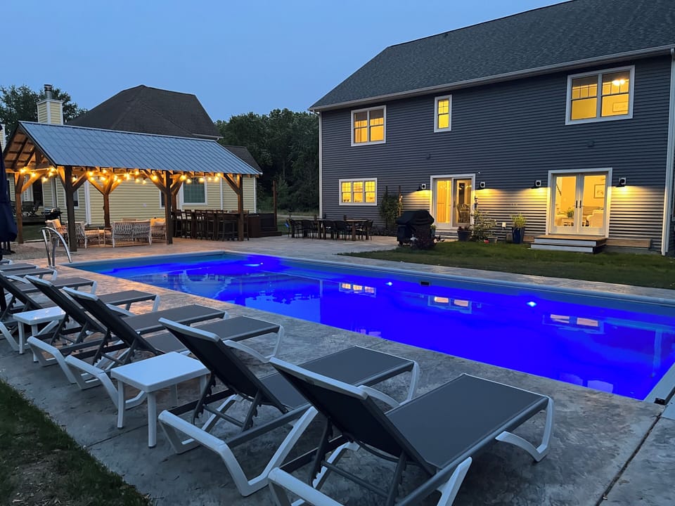 extra large salt water pool 16 by 40