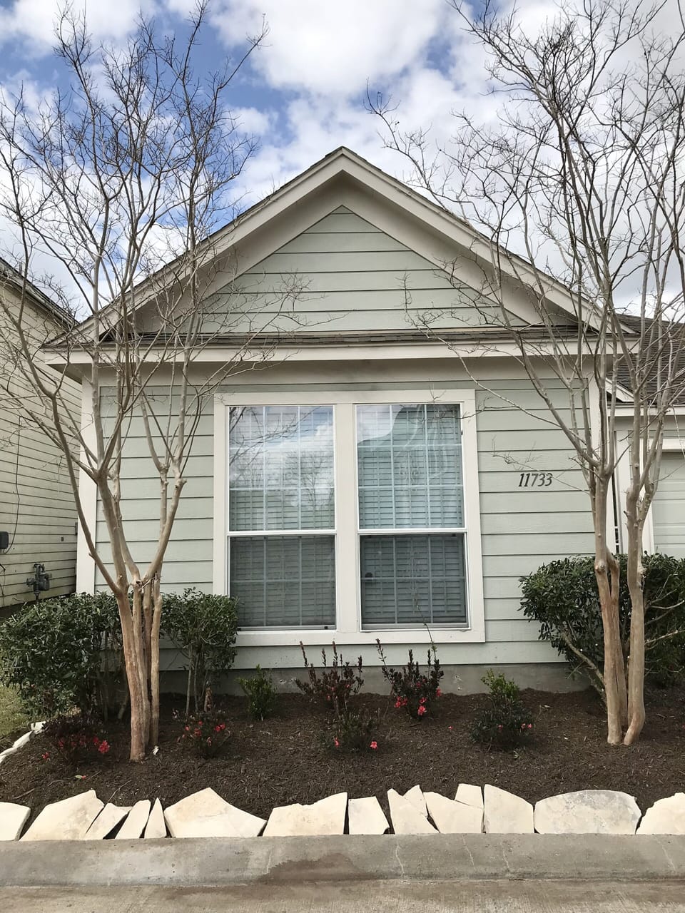 Front of the house