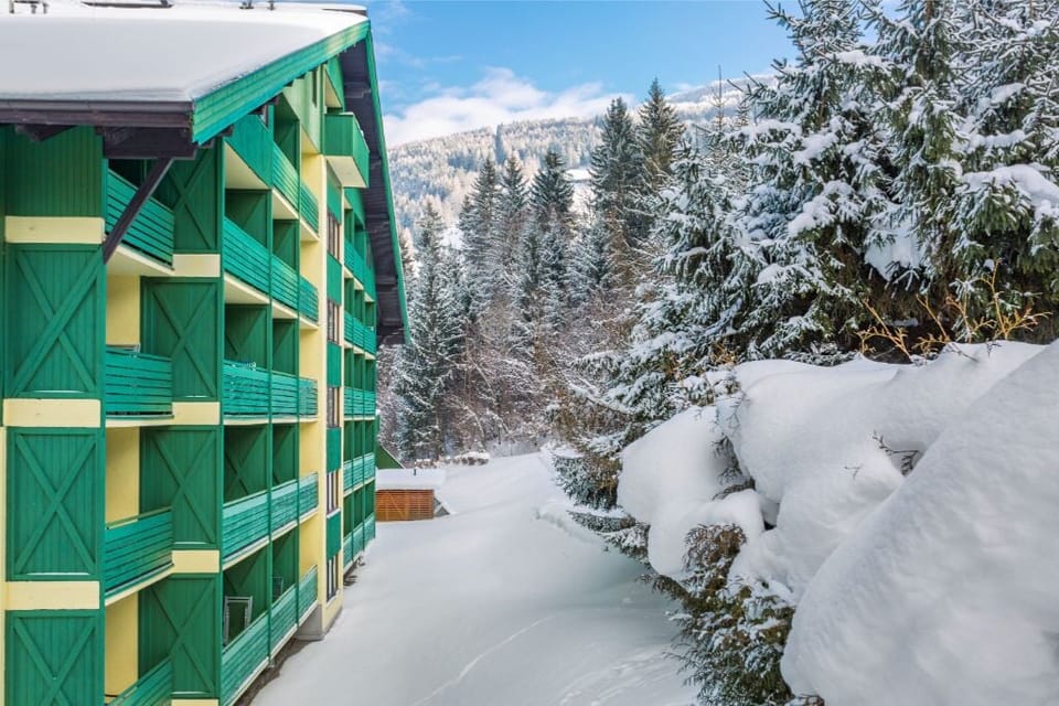 Right on the slopes, the resort offers direct access to ski adventures.