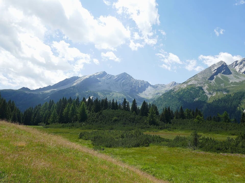 Sky, Mountain, Mountainous Landforms, Cloud, Green, Nature, Hill, Natural Environment, Grass, Natural Landscape