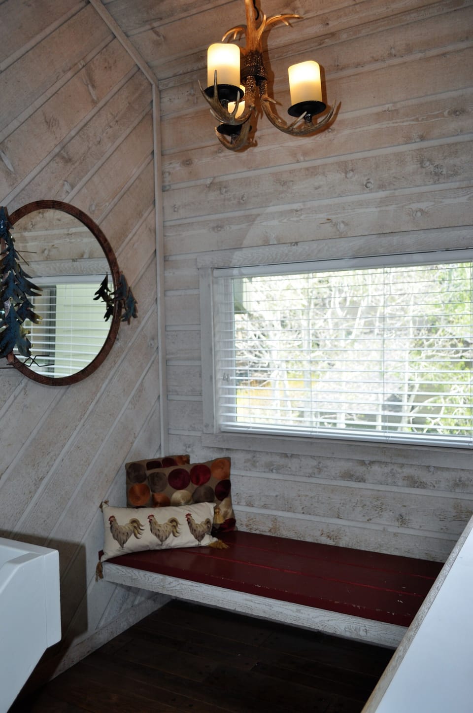 Crow’s nest seating area near kitchen