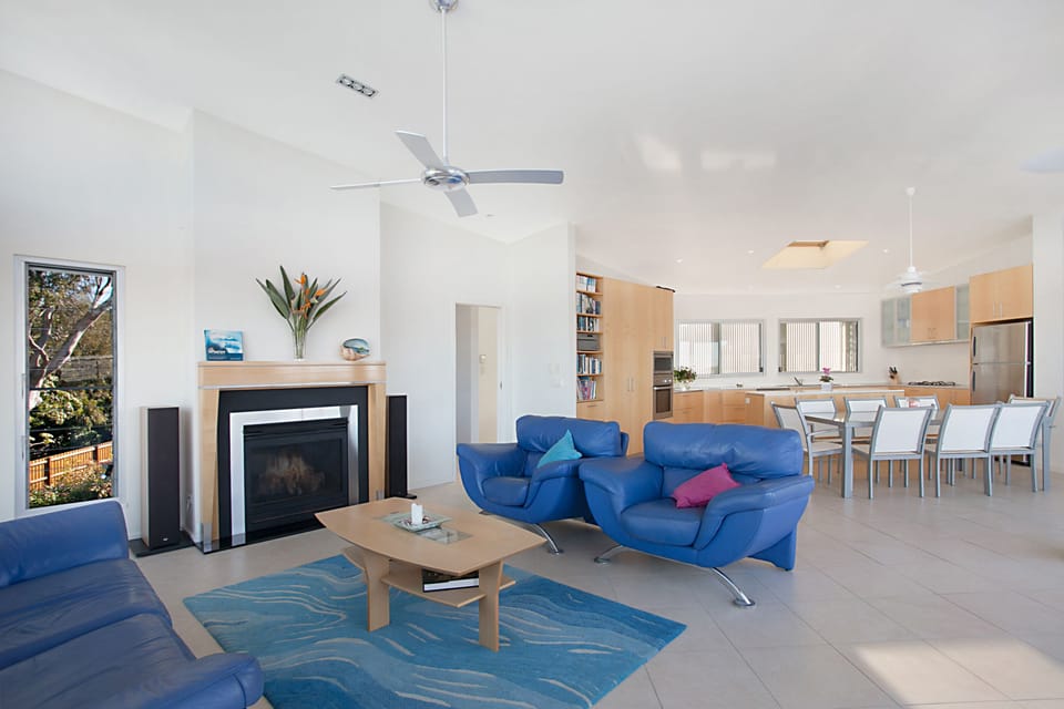 Upstairs lounge/kitchen/dining