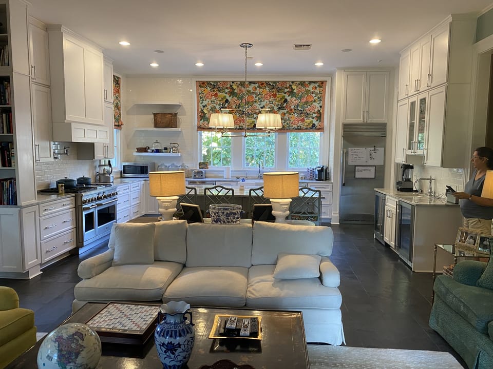 Kitchen view from den