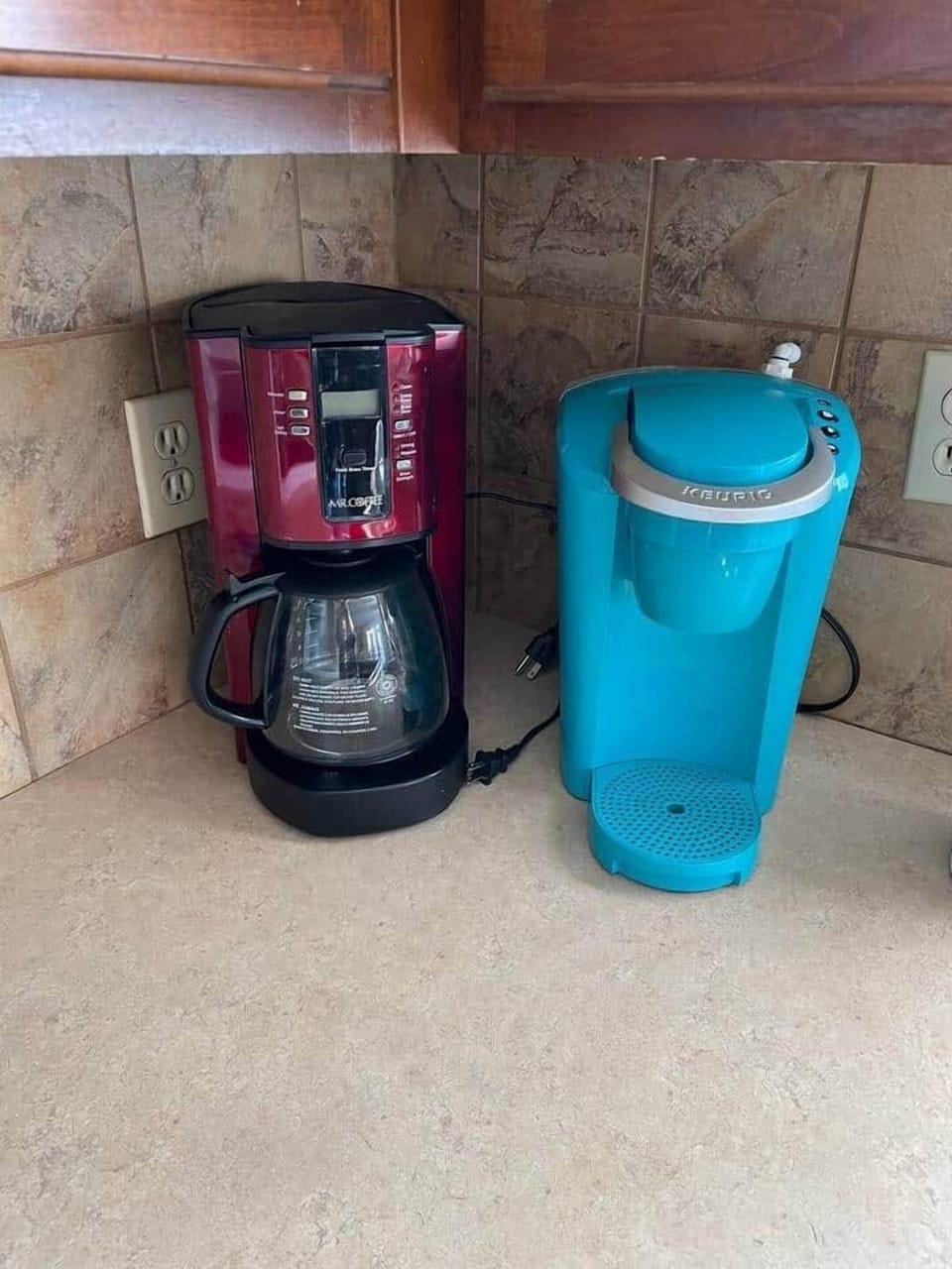 2 different coffee makers 