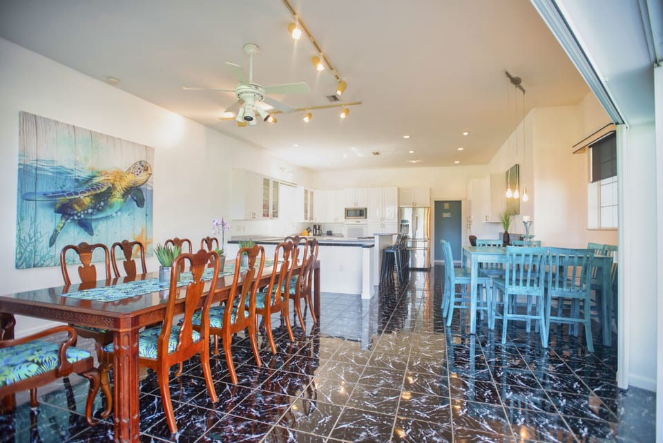Kitchen view from dining area