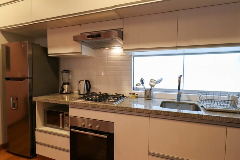 Kitchen with essentials