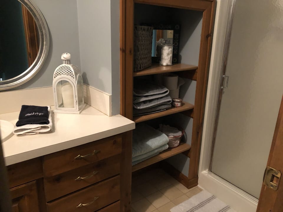 Second bathroom with a shower is located on the second floor.