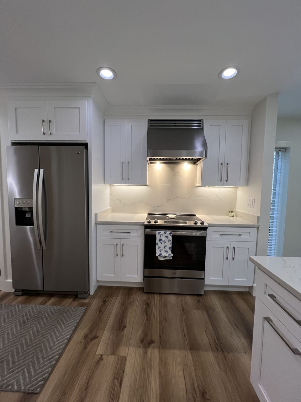 Newly remodeled kitchen.  Well stocked!