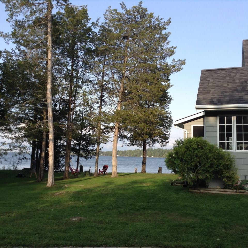 You may well be immediately drawn to the lake, 15 paces from veranda's edge.