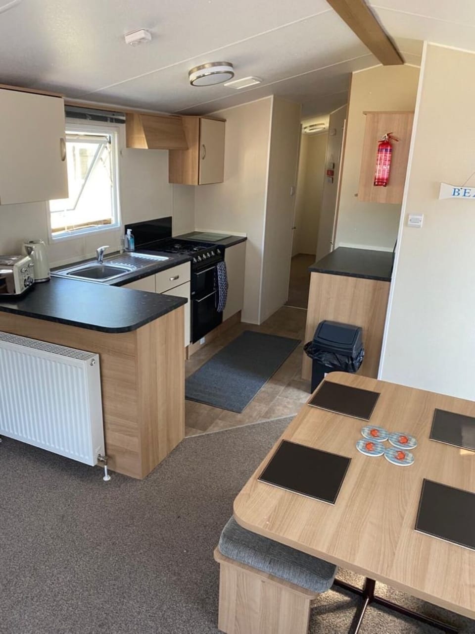 Spacious open plan kitchen 
