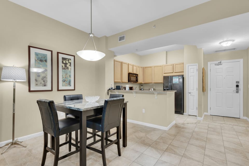 Dining room table seats 4