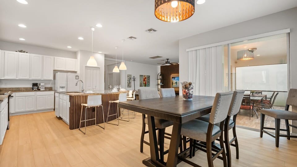 Indoor dining area
