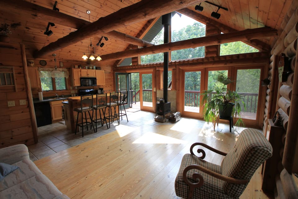 View out the Great Room from the couch