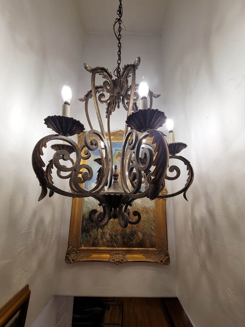 Hallway chandelier
