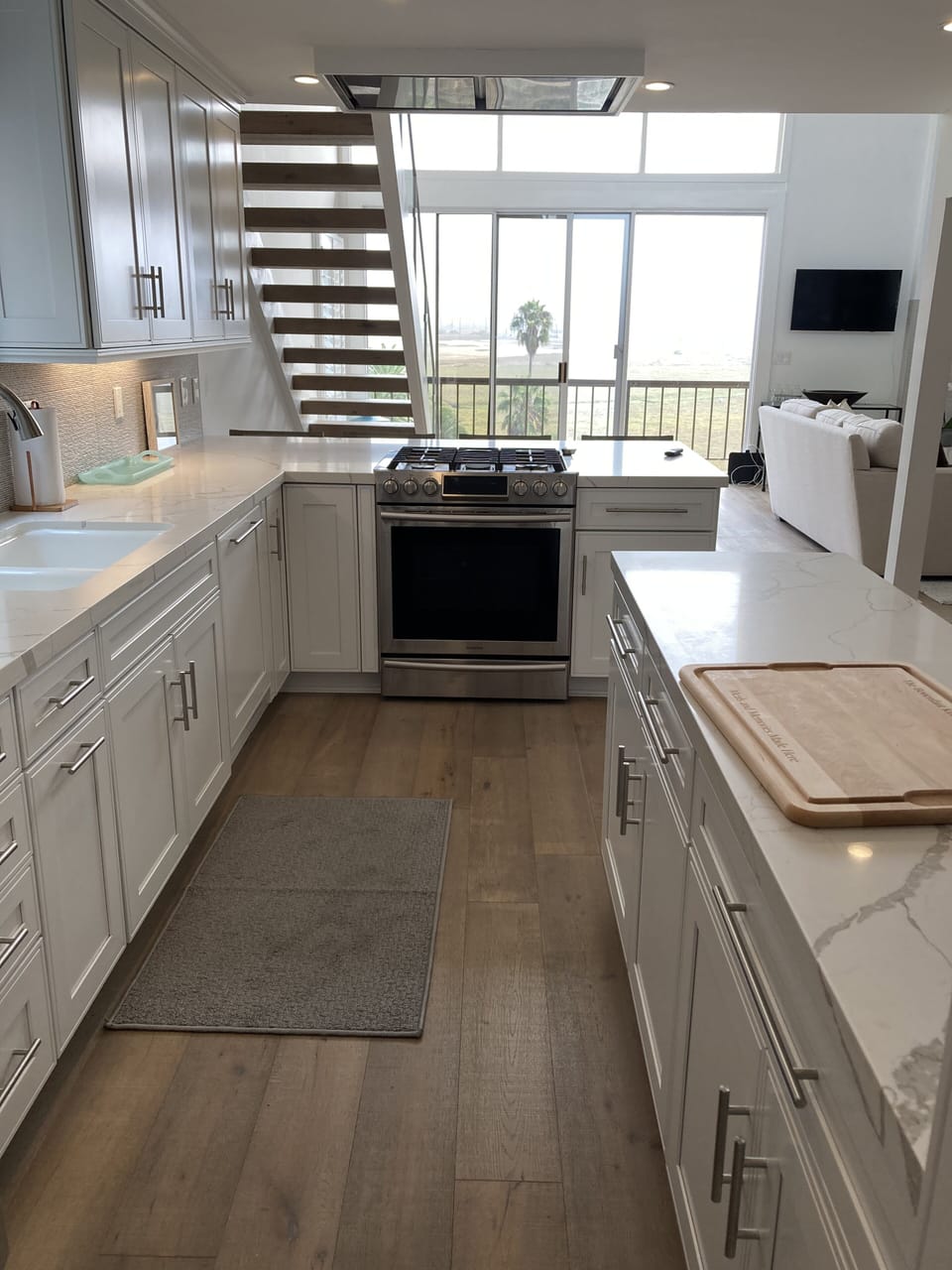 Look out over the Wetlands while cooking in your gourmet kitchen