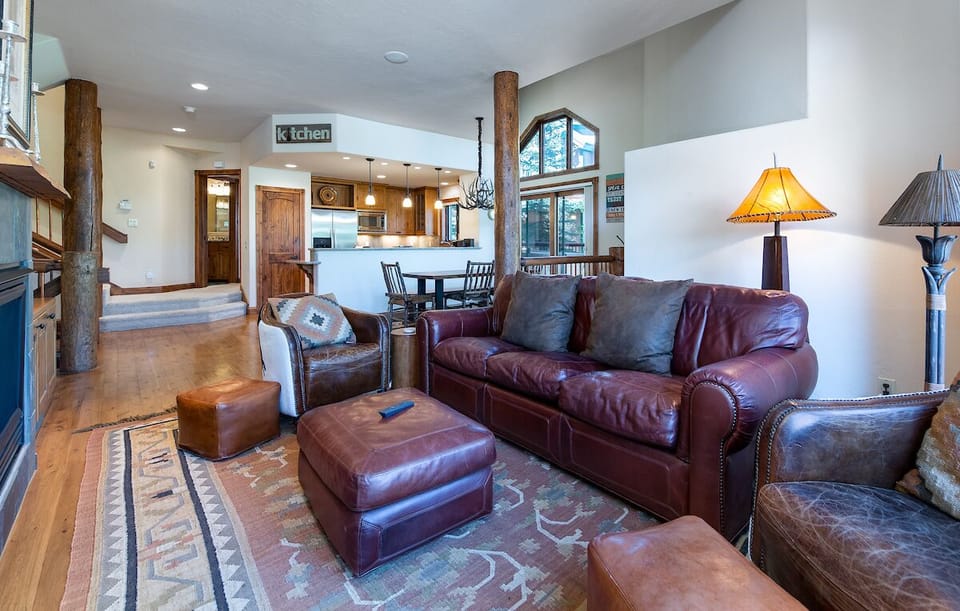 Upstairs living area