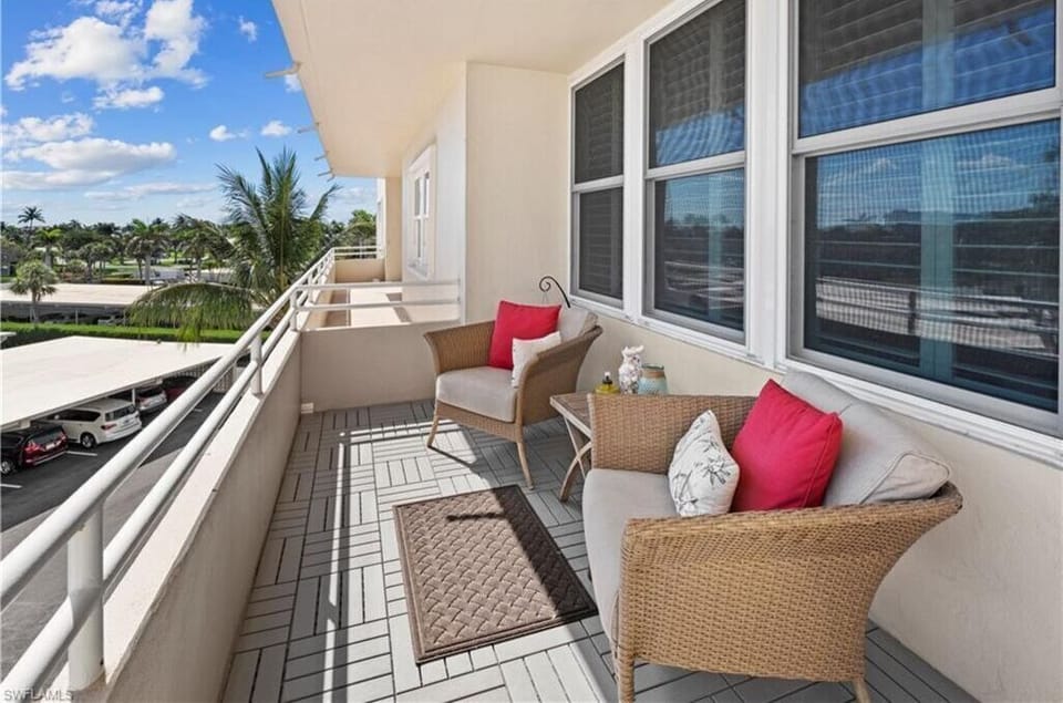 Relaxing outdoor seating in your private balcony